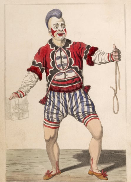 Joseph Grimaldi in Mother Goose, 1846.