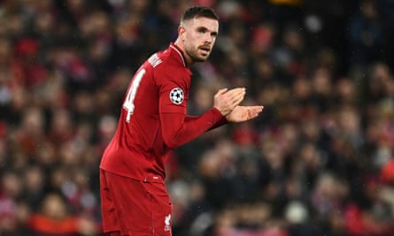 Jordan Henderson excelled in Tuesday’s match with Bayern Munich.
