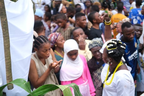 The festival attracts visitors from across the Yoruba-dominated south-west, along with diasporas from South America and the Caribbean.