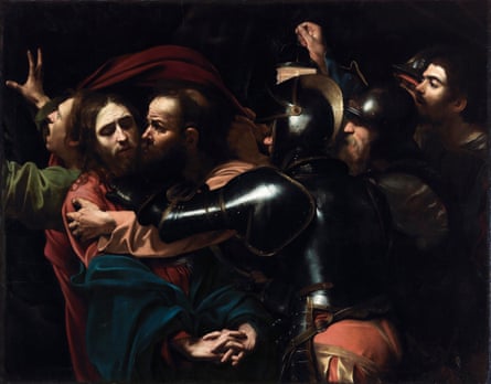 The Taking of Christ (1602), in Beyond Caravaggio at the National Gallery