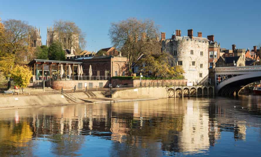 Lendal Tower and bridge over the River Ouse in York