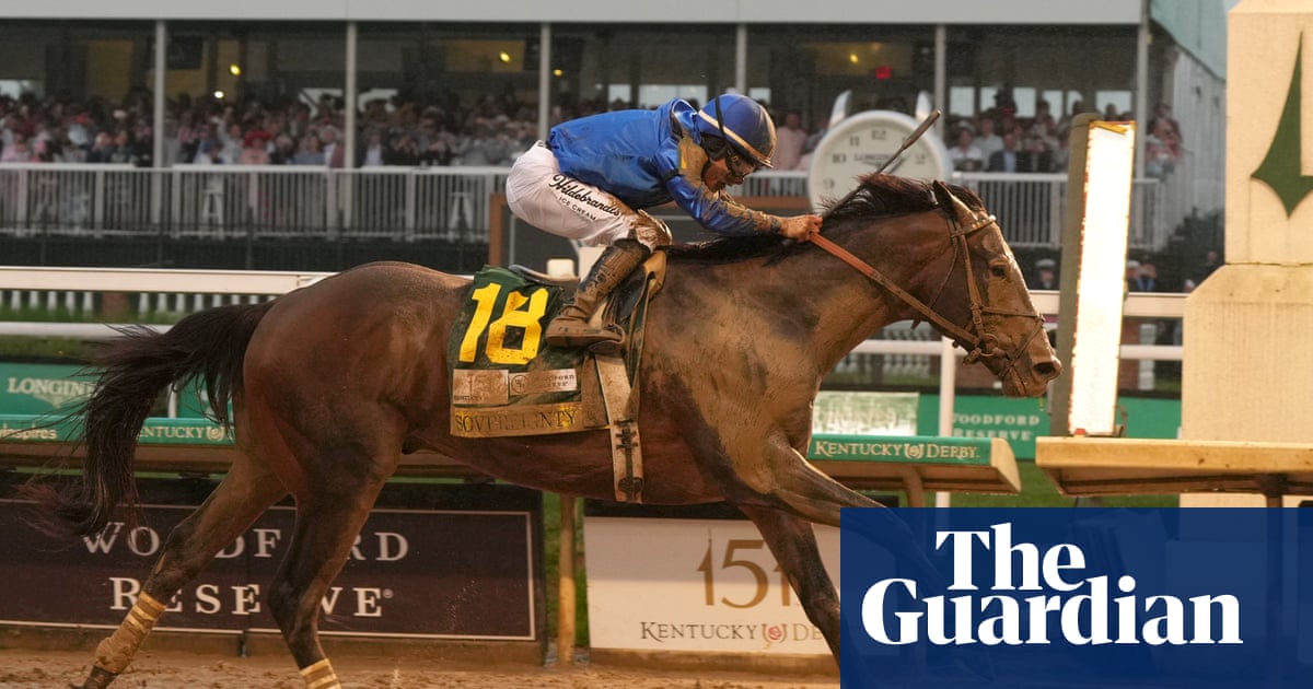 Kentucky Derby winner Sovereignty won't run in Preakness Stakes