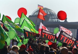 An anti-TTIP demonstration in Berlin this year.