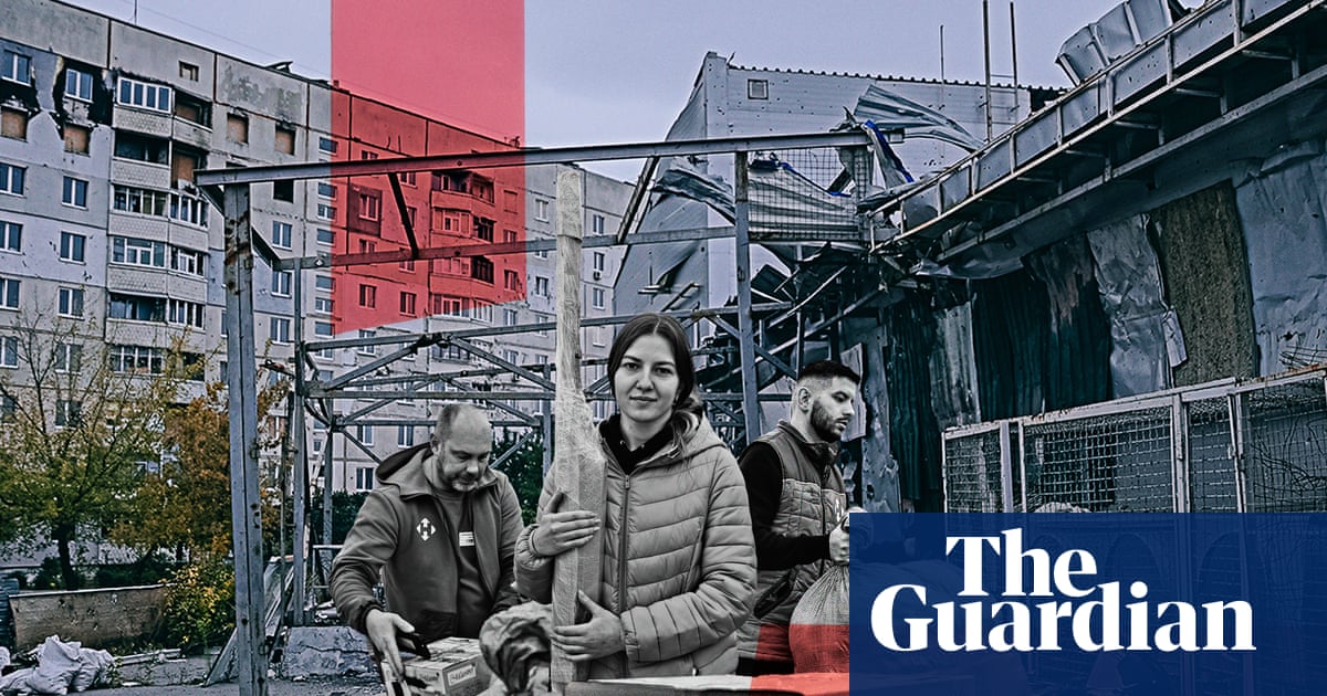 Car bumpers, homemade pies … no weapons allowed: the unstoppable postal service keeping Ukraine going