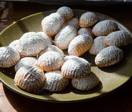Sunday Kitchen’s maamoul: do not dust with icing sugar until you’re ready to serve them.