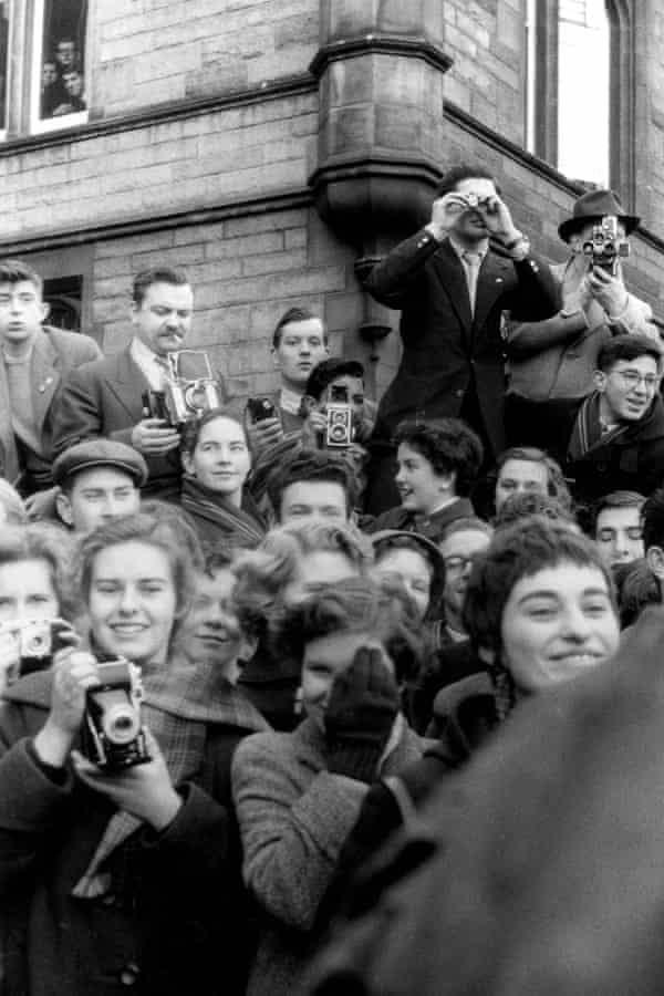 Waiting for Prince Philip, 1958, by Robert Blomfield