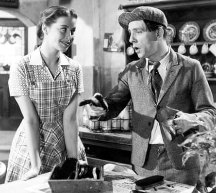 Abicair with Norman Wisdom in One Good Turn, 1955, directed by John Paddy Carstairs.