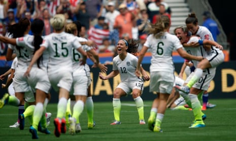 The final whistle blows are USA can finally rejoice.