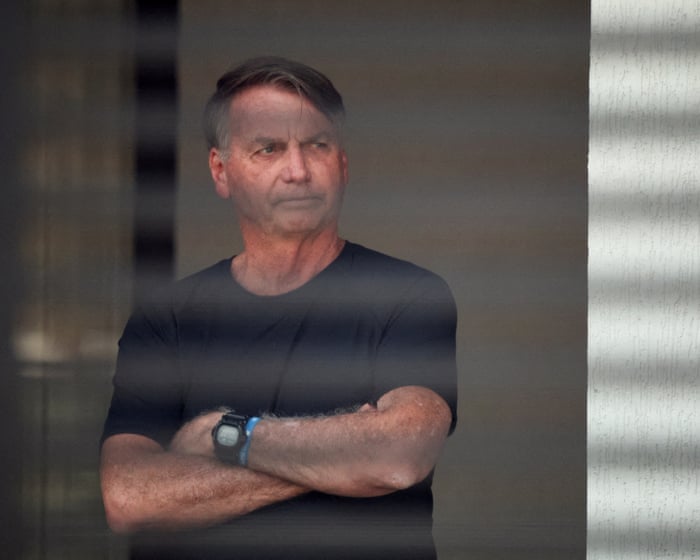 Brazil judge orders round-the-clock surveillance of ‘flight risk’ Bolsonaro