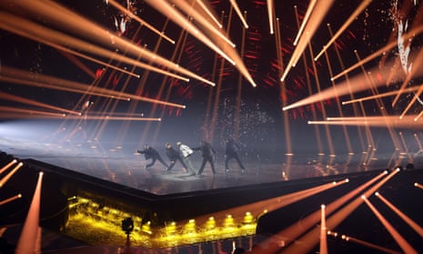The Belgium entry is performed during the grand final show of the 2022 Eurovision song contest in Turin, Italy, in May.