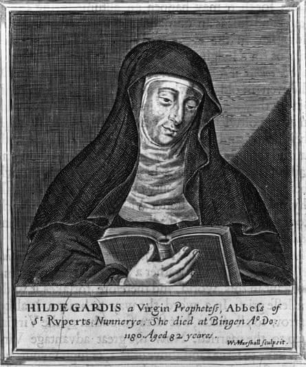 engraving of Hildegard by W Marshall in Fuller’s Holy State (1648)