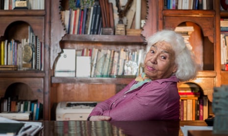 Nawal El Saadawi at her home in Cairo, Egypt, in 2015. Her radicalism started at an early age; she was appalled by her grandmother’s sexism – ‘a boy is worth 15 girls at least’.