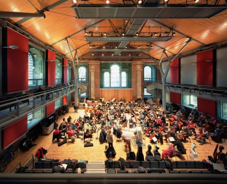 ‘The new structure and galleries are an unashamedly modern intervention, so the layers of the building’s history read like a palimpsest.’