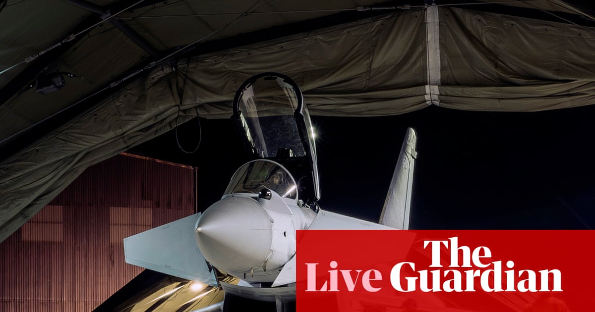 RAF Typhoon jets extend operations to protect Bahrain, Starmer says – UK politics live