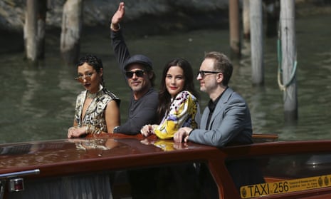 Actors Ruth Negga, Brad Pitt, Liv Tyler and director James Gray at the 76th edition of the Venice Film Festival last week.