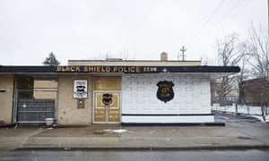 The facade of the Black Sheild Police Association Club, Cleveland.