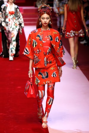 Dolce & Gabbana matching leggings ensemble.