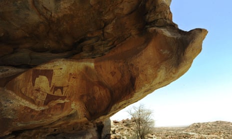 The Laas Geel rock art site, outside Hargeisa, Somaliland.