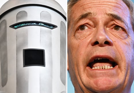 Count Binface and Nigel Farage