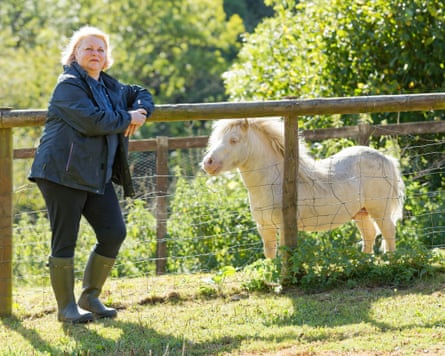 a female pinch a miniature pony