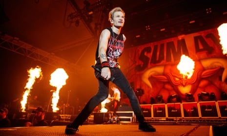 ‘Showy, silly and touchingly earnest’ … Deryck Whibley of Sum 41.