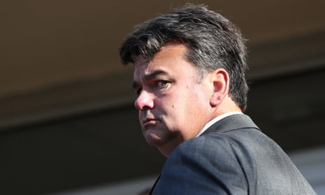 Dominic Chappell outside Hove crown court