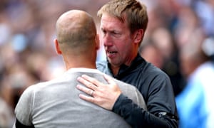 Graham Potter and Pep Guardiola