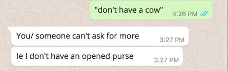 No opened purses for you