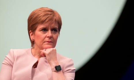 Nicola Sturgeon during the 2019 SNP conference in Aberdeen.