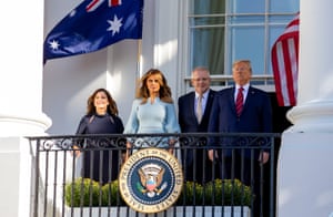Scott Morrison’s arrival in Washington marks the second state visit of Donald Trump’s presidency.