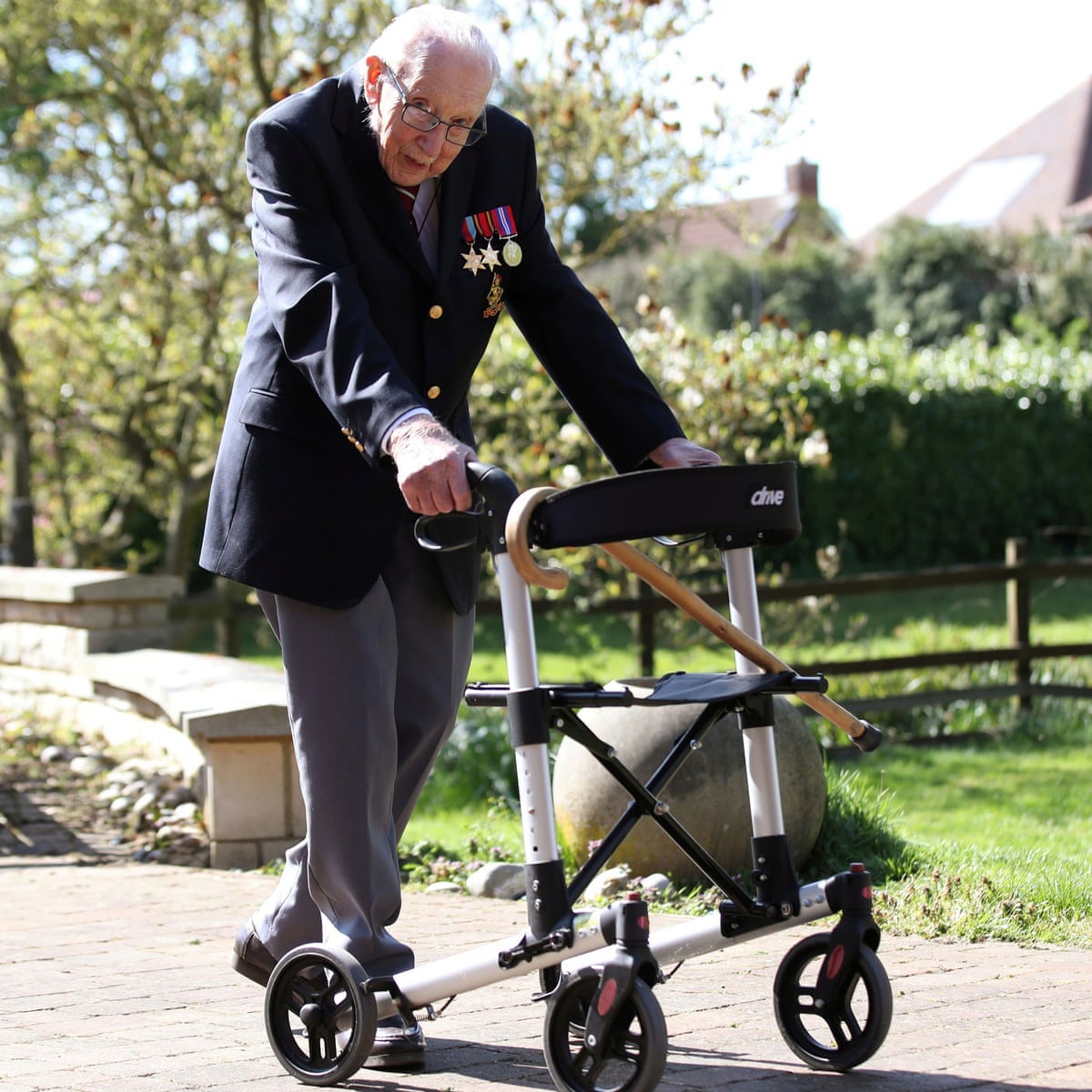 Captain Tom Moore invited to ring Lord's bell and offer England team-talk | England cricket team | The Guardian