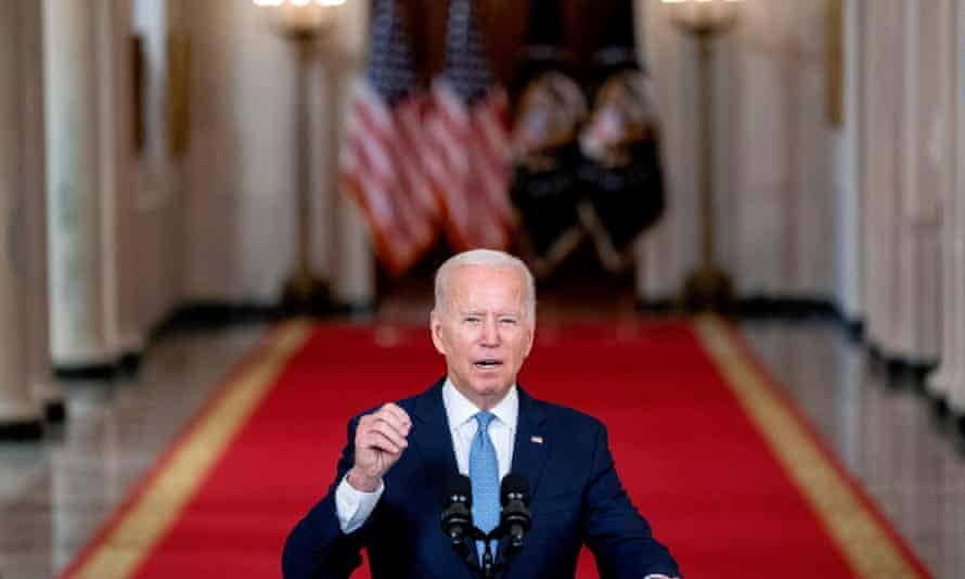 Joe Biden announces the end of the American war in Afghanistan on August 31.