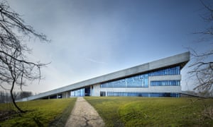 Bog standard: Moesgaard Museum, housing Bronze, Iron and Viking Age artefacts, emerges from a hillside.