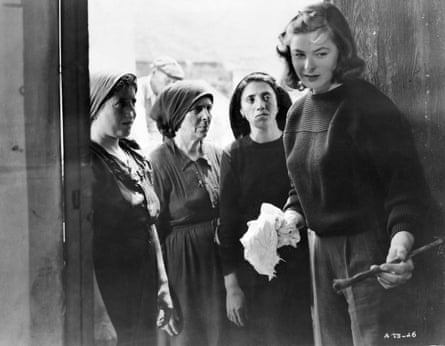 Ingrid Bergman in Stromboli.