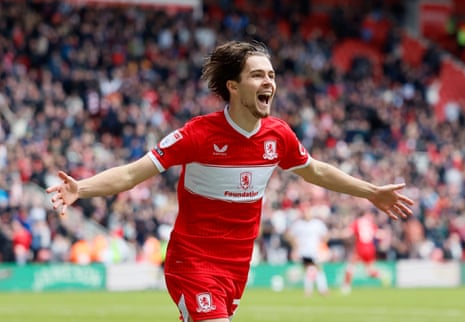 Leo Castledine emits joy after his opener.