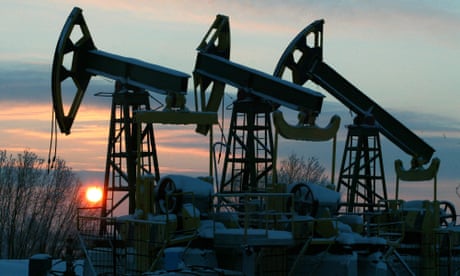 Equipment at a Yukos-owned oilfield in Russia, 2004