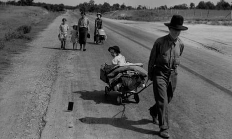 Drought refugees in Oklahoma in 1938
