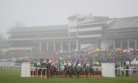 A gloomy day at Chepstow.