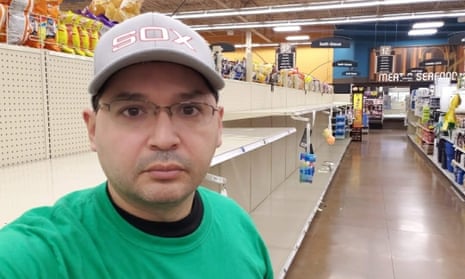 Willy Solis, 43, an Instacart shopper since October 2019, lead organizer with the Gig Workers Collective.