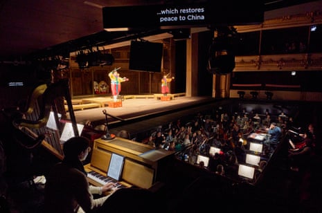 Daniel Oren conducts the orchestra during rehearsals for Puccini’s La Turandot