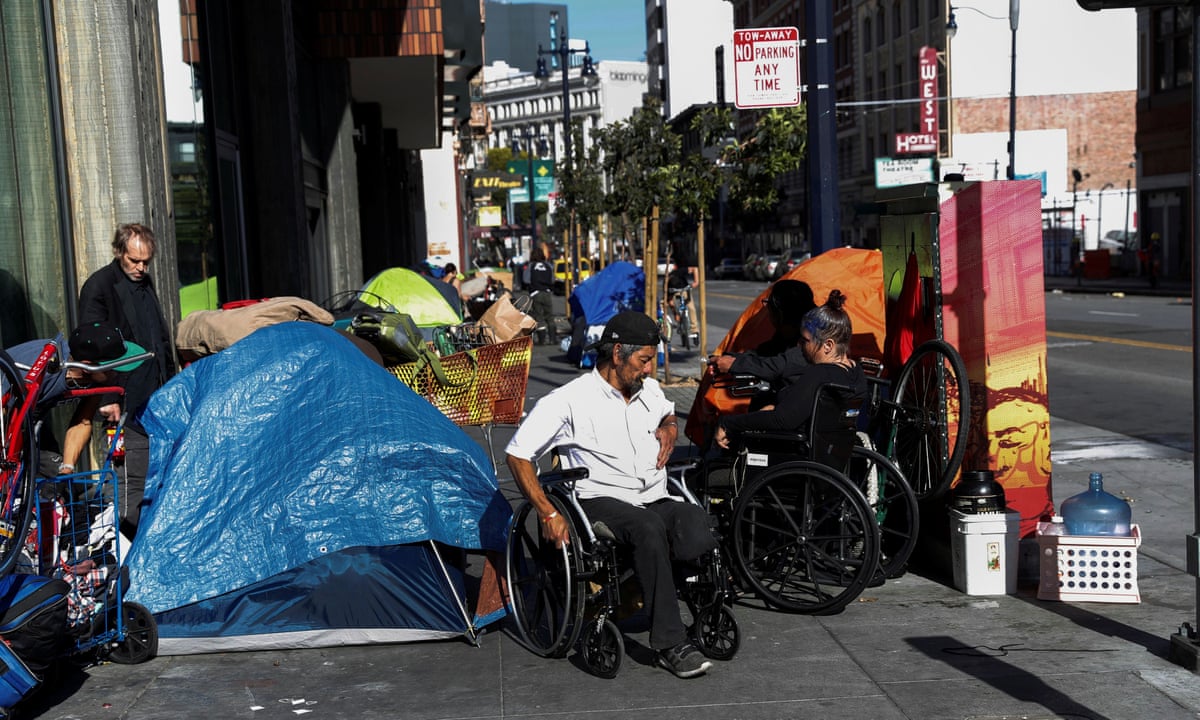 ' Covid-19 pushes homeless crisis in San Francisco's Tenderloin to the brink | Coronavirus outbreak | The Guardian