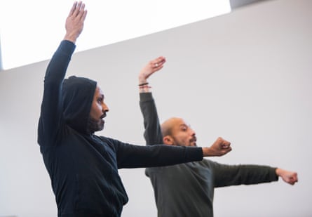 Rehearsals of Xenos by Akram Khan