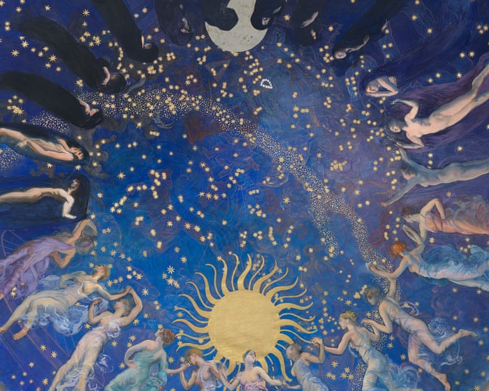 Edwin Austin Abbey review – an American flex with lashings of gold and nudity