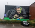 Artist defends Ronnie O’Sullivan mural in Sheffield saying it isn’t finished