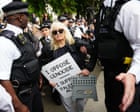 Palestine activists arrested in London next to Gandhi statue