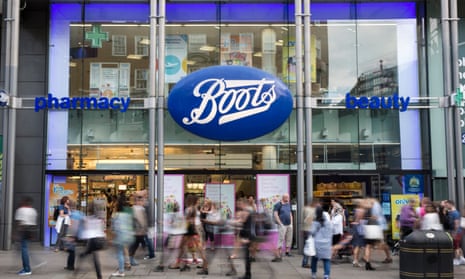 Exterior of a Boots store