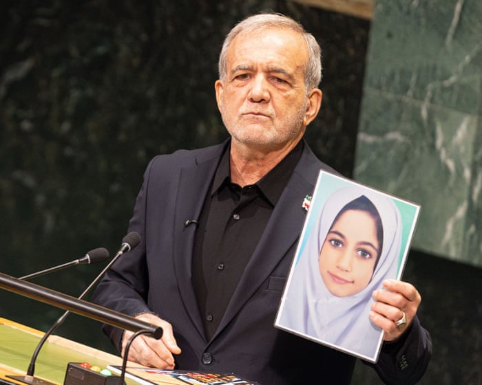 Iran’s president says his country’s people have been ‘victims of terrorism’ by the United States - live