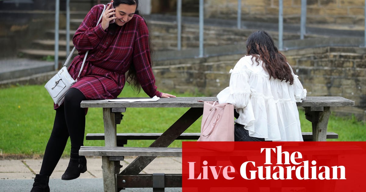 A-level results day 2020 live: 39.1% of pupils' grades in England downgraded - as it happened