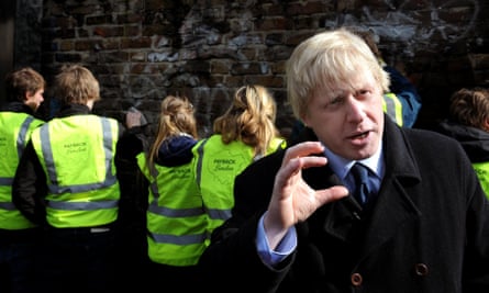 Boris Johnson launches the ‘payback London’ scheme in 2008.