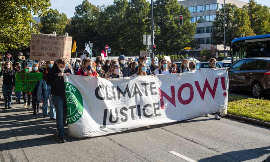 A Fridays for Future demonstration in Munich